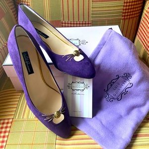 Lulu Guinness Nathalie Purple Shoes